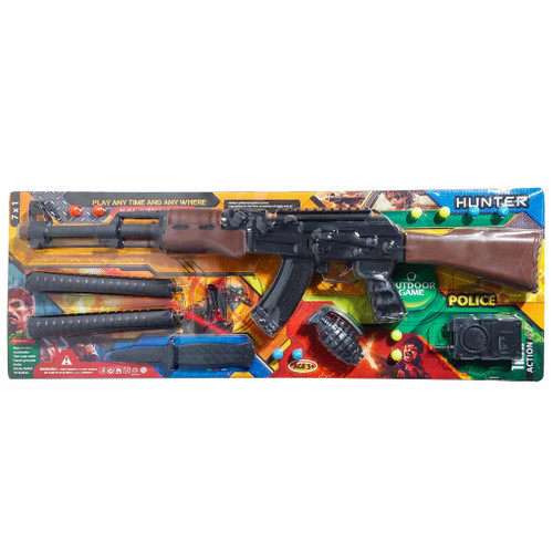 تفنگ کلاشینکف و نانچیکو کارتی